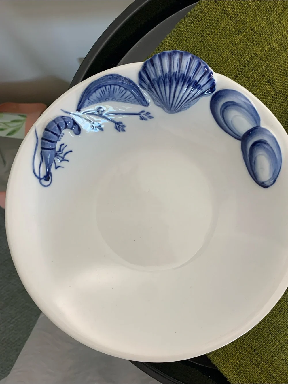 Seafood Ocean Blue by Artland Large Coupe Bowl - Set of 2